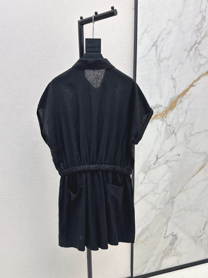 Bottega 25ss Linen jumpsuit