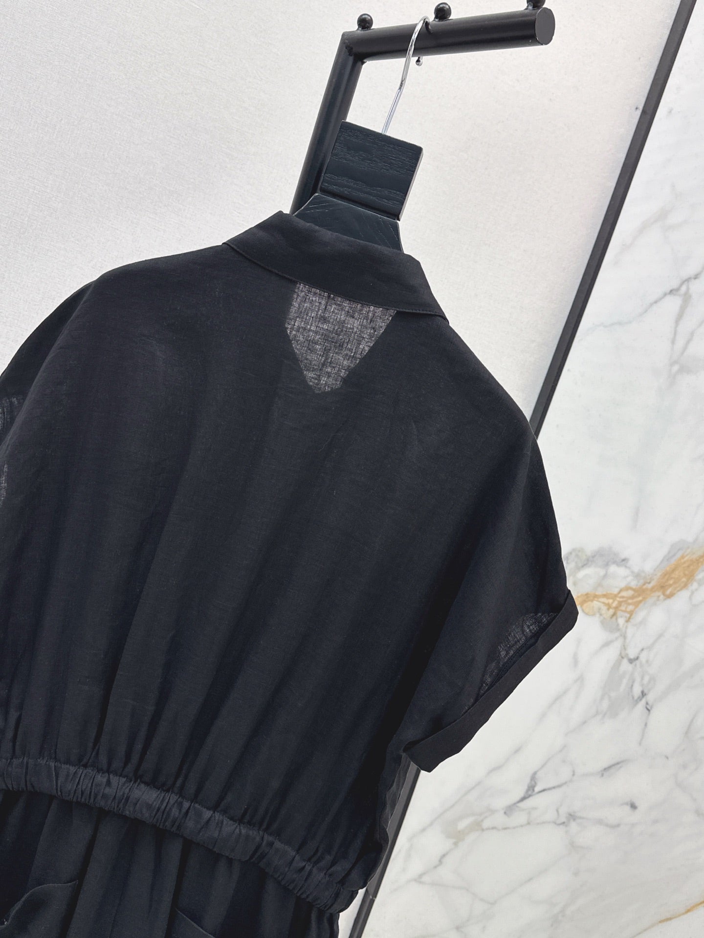 Bottega 25ss Linen jumpsuit