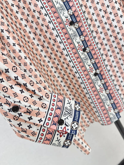 Louis 25ss silk shirt