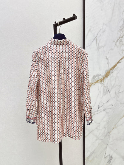 Louis 25ss silk shirt
