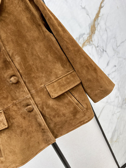 Pra 25ss suede jacket
