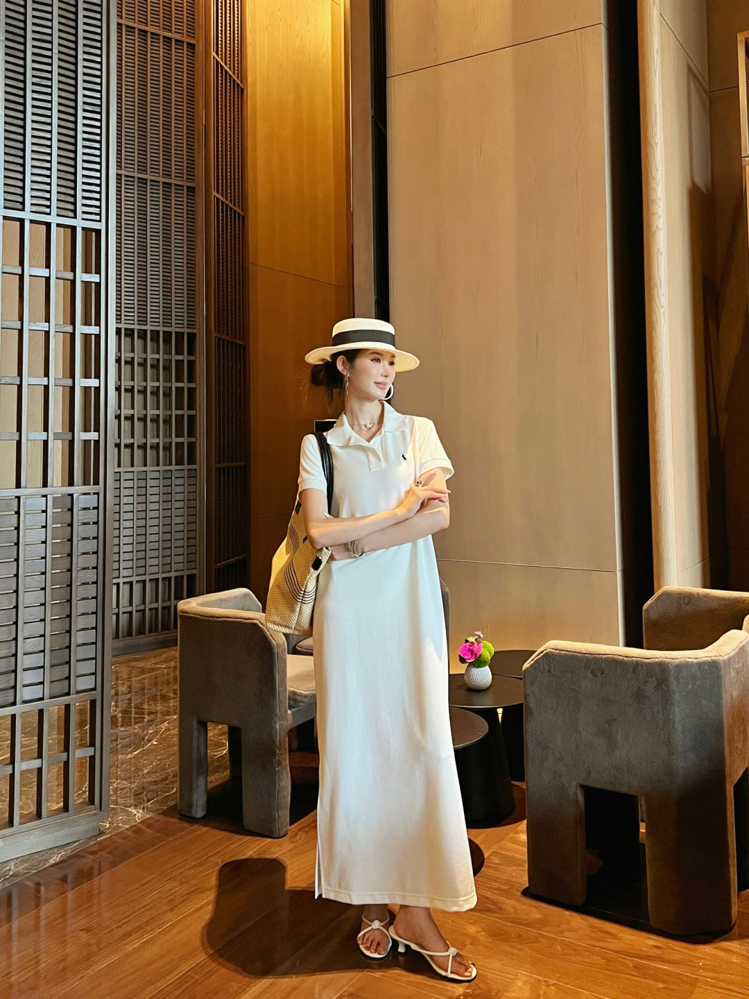 Ral 25ss embroidered dress