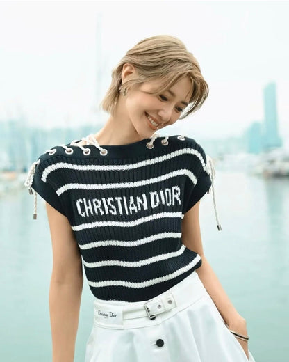 CD 25ss Miss D knit shirt
