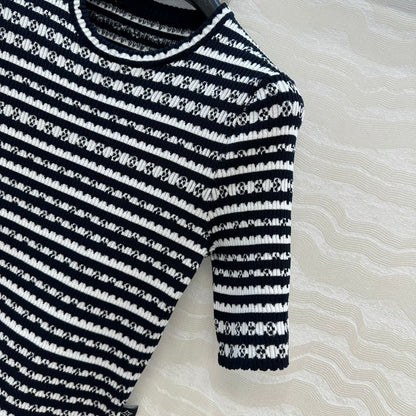 Louis 25ss jacquard knit shirt