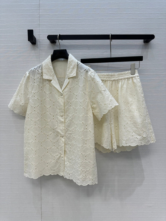 Monc 25ss embroidered suit