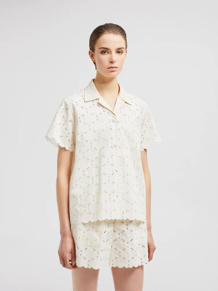 Monc 25ss embroidered suit