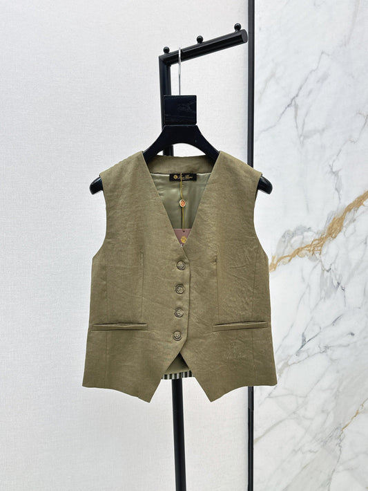 Loro 25ss linen vest