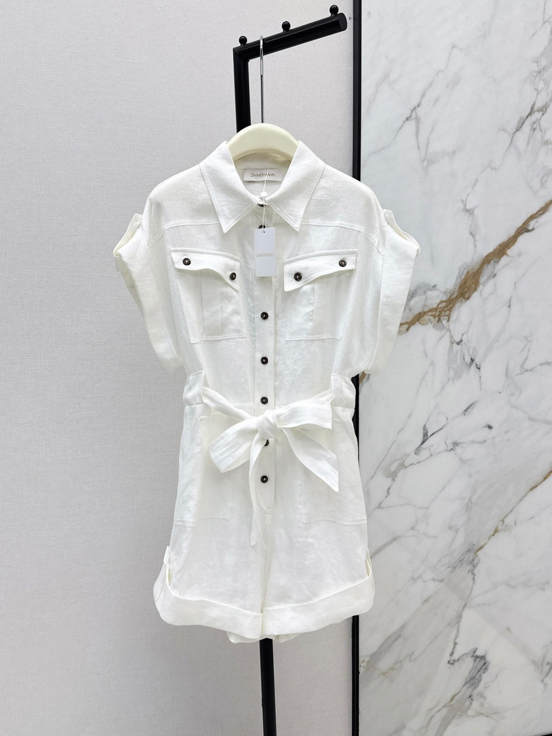 Zimm 25ss cargo jumpsuit