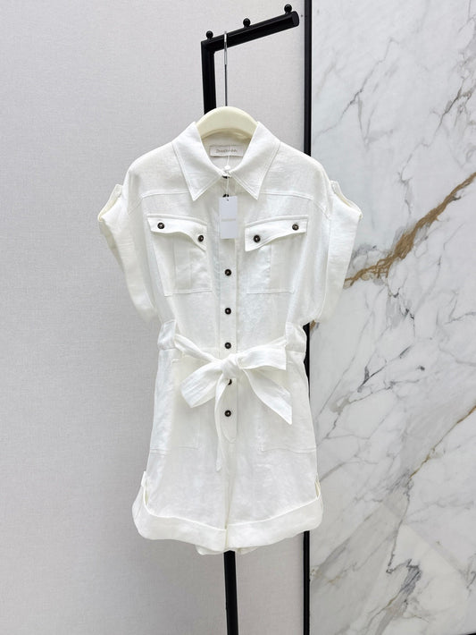 Zimm 25ss cargo jumpsuit