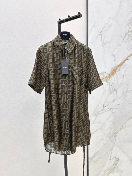 Fend 25ss silk dress