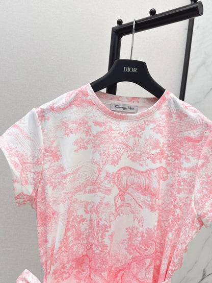 CD 25ss print dress