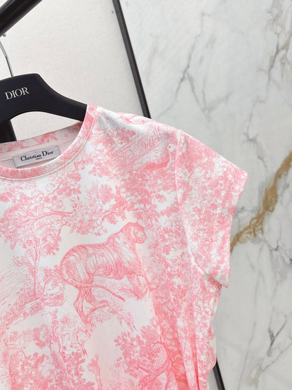 CD 25ss print dress
