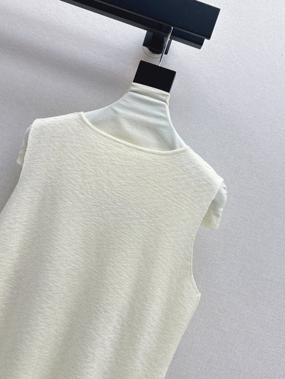 Max 25ss embroidered vest