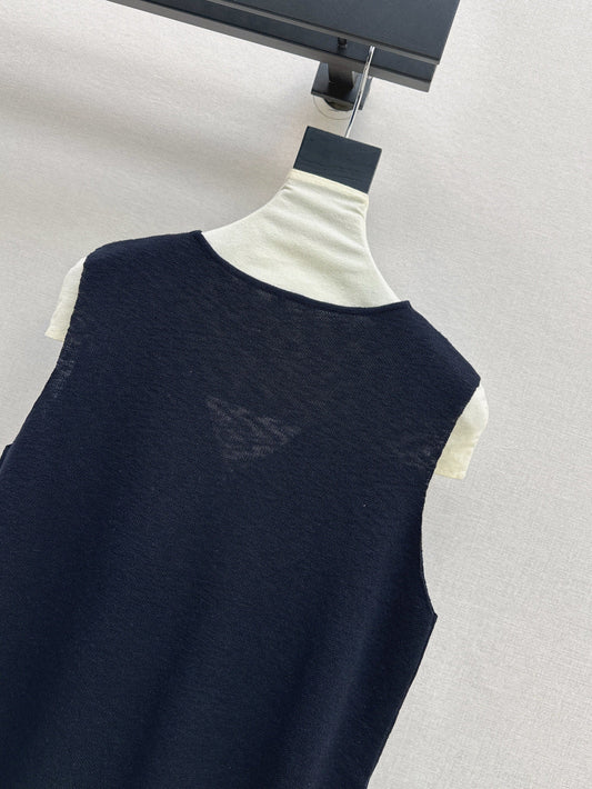 Max 25ss embroidered vest
