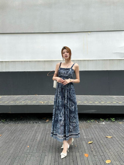 CD 25ss print dress
