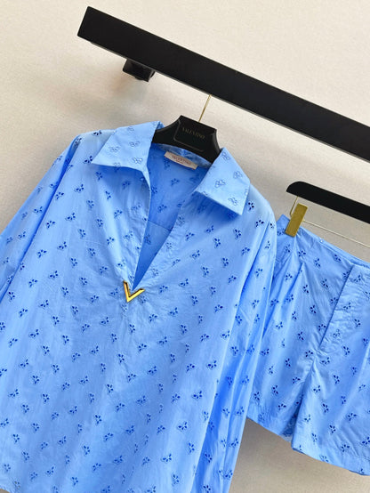 Valen 25ss embroidered suit