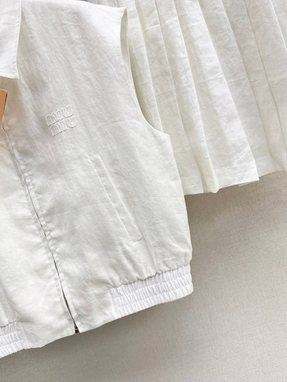 Miu 25ss linen suit