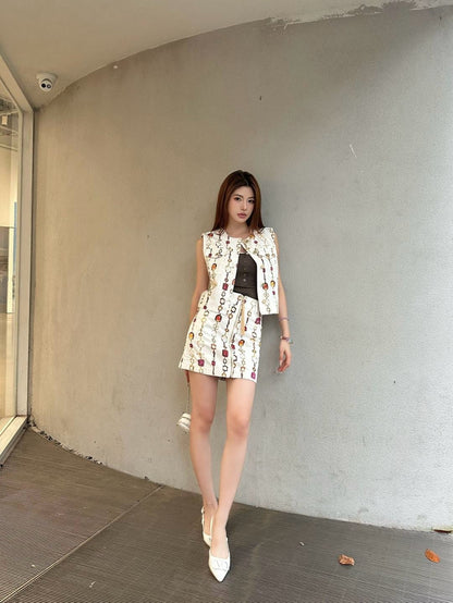 Louis 25ss print vest