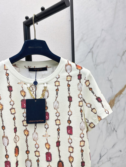 Louis 25ss print t-shirt