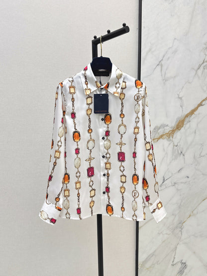 Louis 25ss print shirt