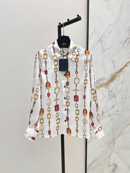 Louis 25ss print shirt