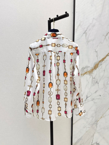 Louis 25ss print shirt