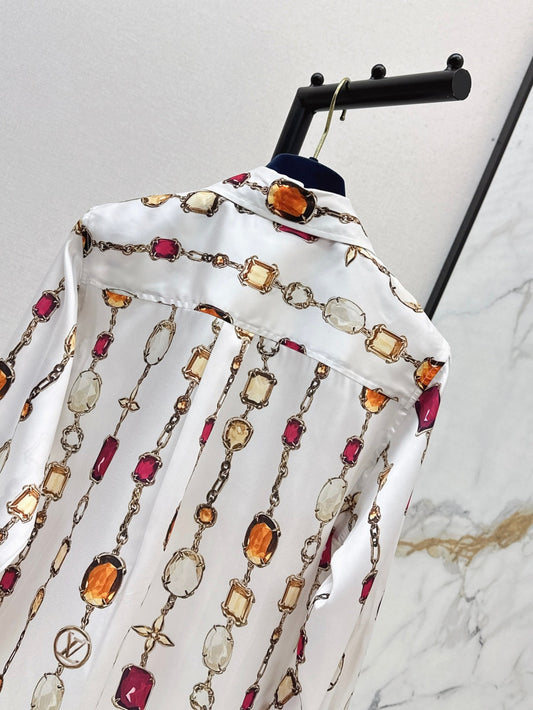 Louis 25ss print shirt