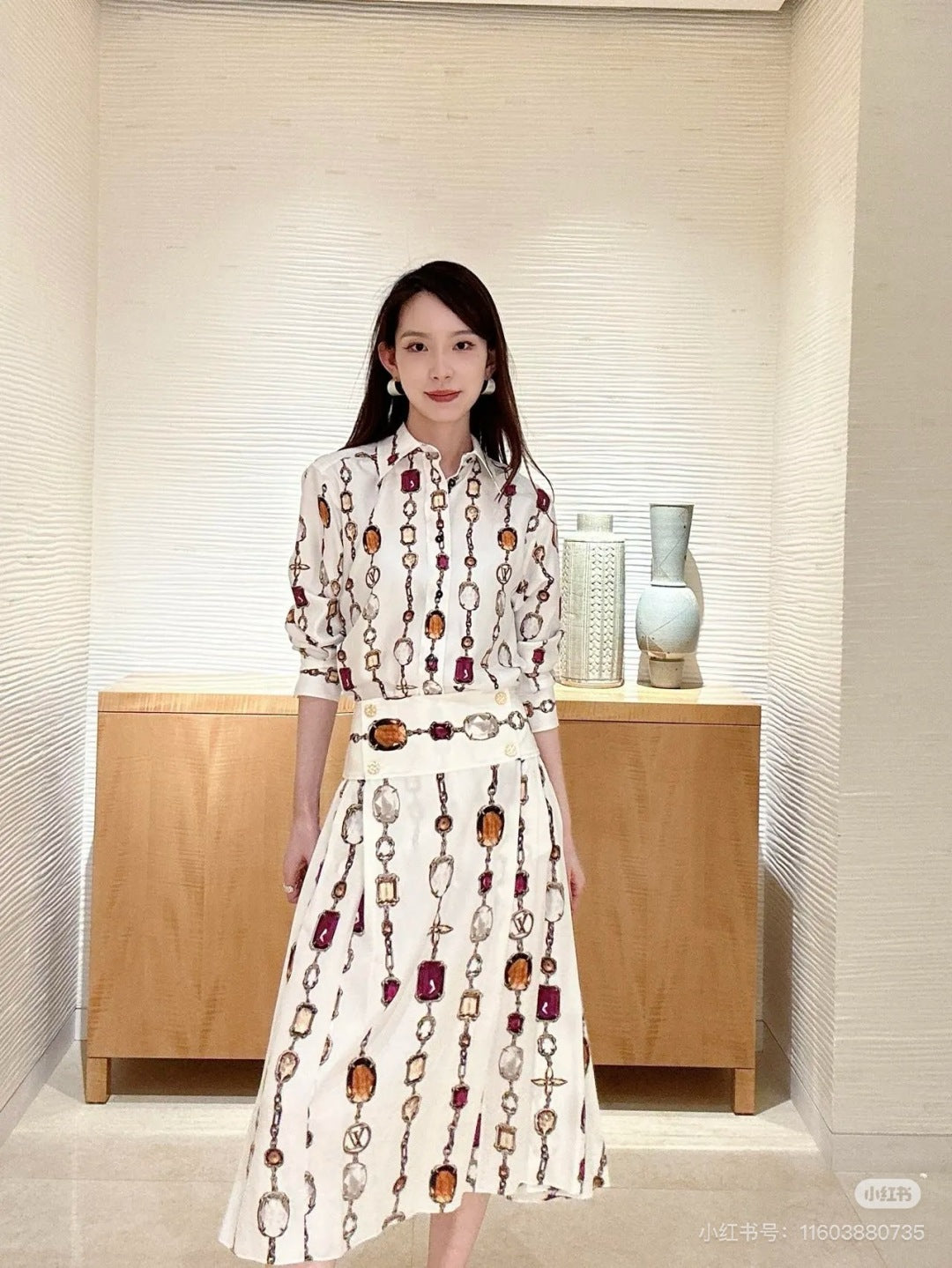 Louis 25ss print shirt