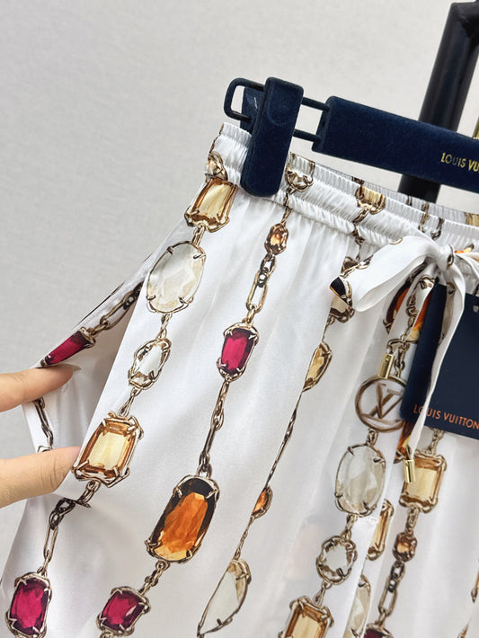 Louis 25ss print pants