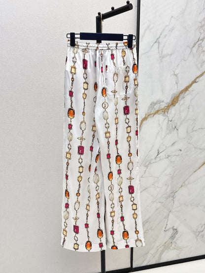 Louis 25ss print pants