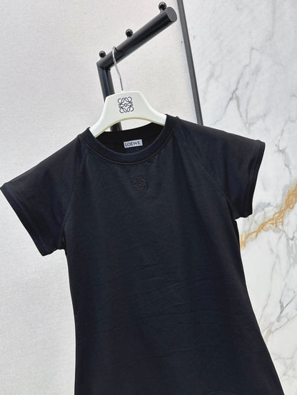 Loe 25ss embroidered t-shirt