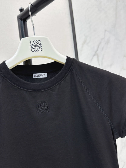 Loe 25ss embroidered t-shirt