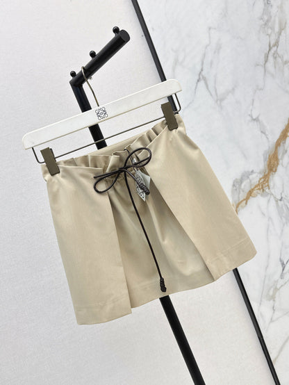 Loe 25ss drawstring skirt