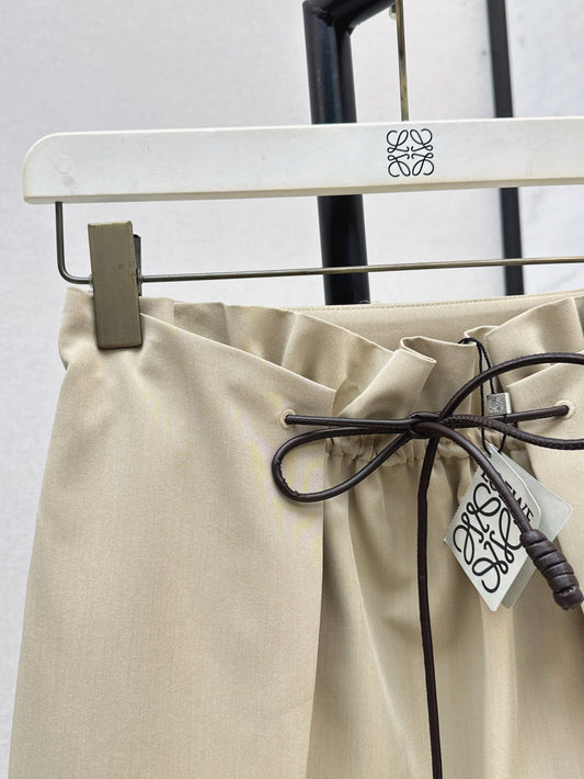Loe 25ss drawstring skirt