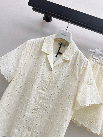 Monc 25ss embroidered suit