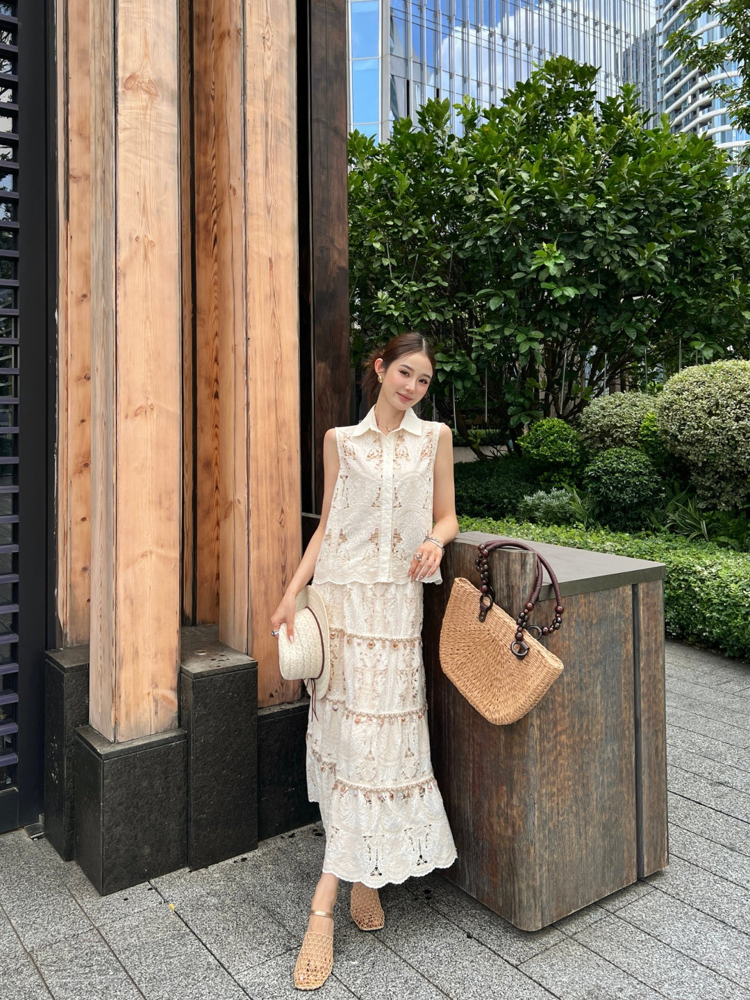 Valen 25ss lace suit