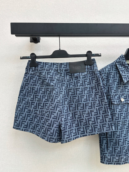 Fend 25ss jacquard suit