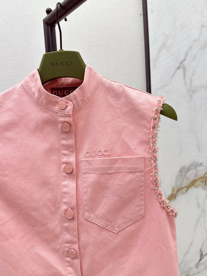 Guc 25ss denim vest