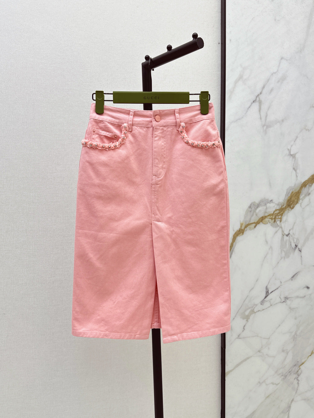 Guc 25ss denim skirt