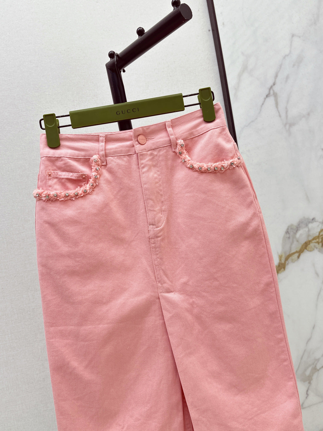 Guc 25ss denim skirt