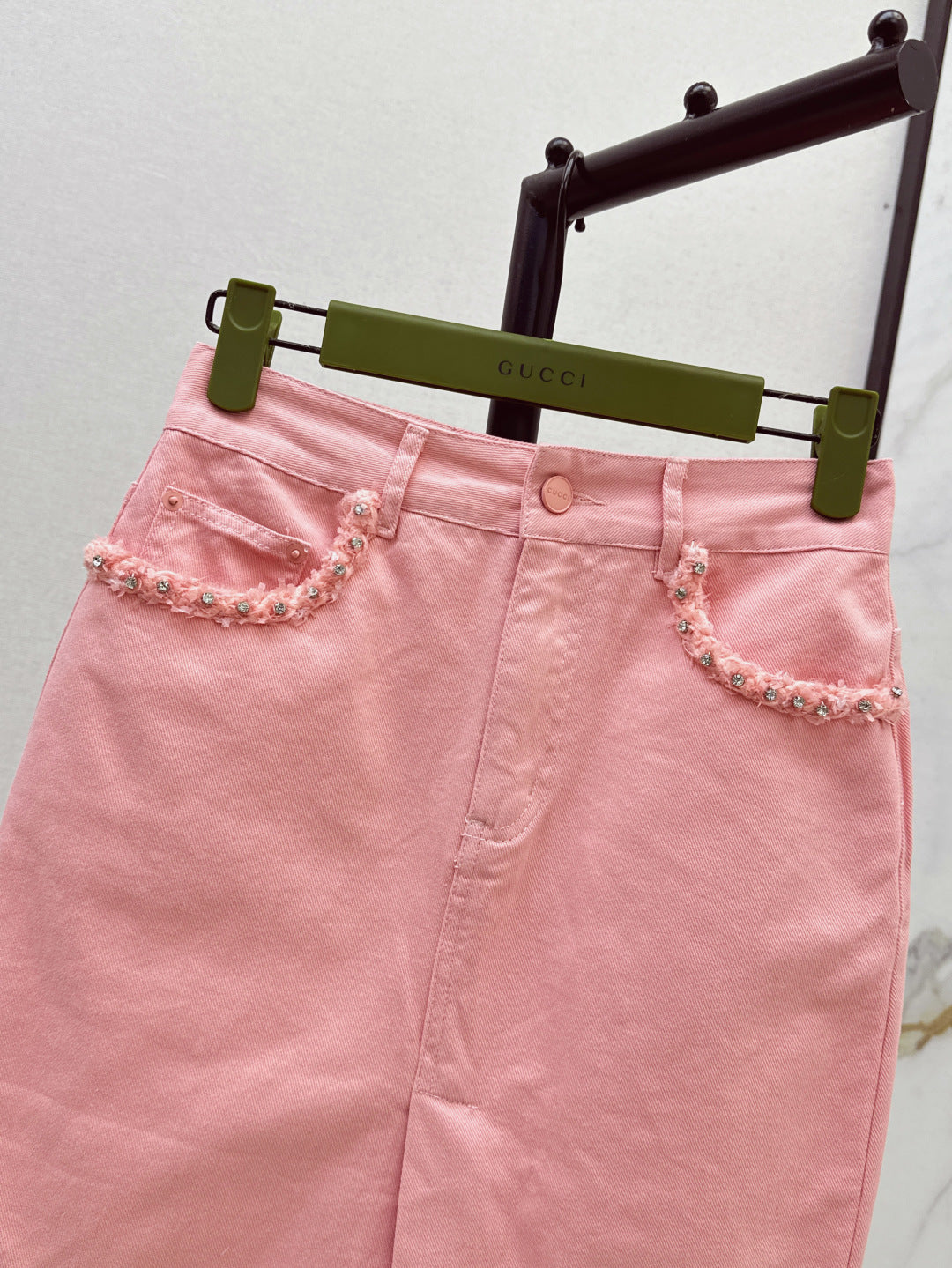 Guc 25ss denim skirt