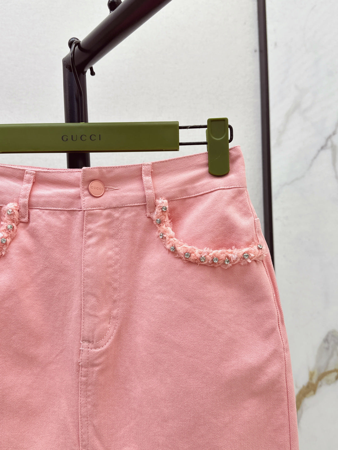 Guc 25ss denim skirt