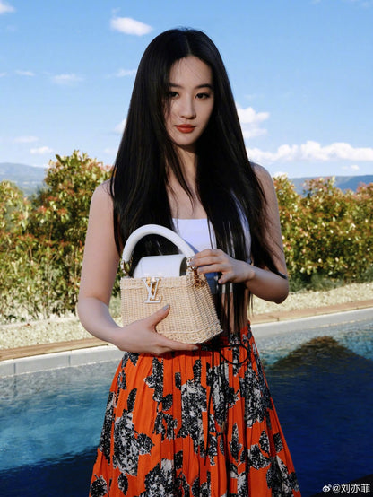 Louis 25ss print skirt