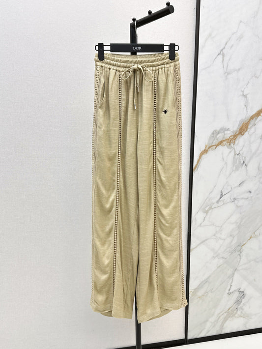 CD 25ss embroidered pants