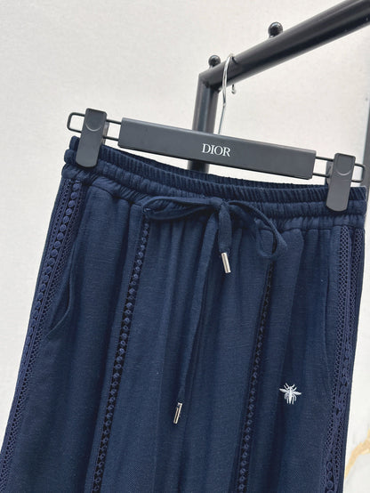 CD 25ss embroidered pants