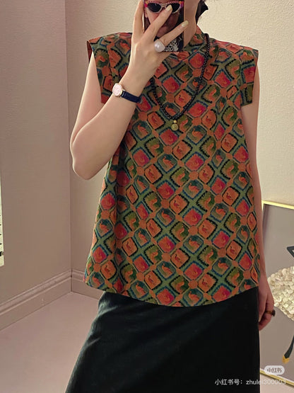 25ss Silk vest