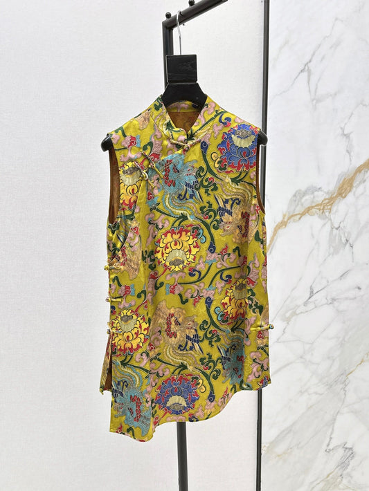 25ss silk vest