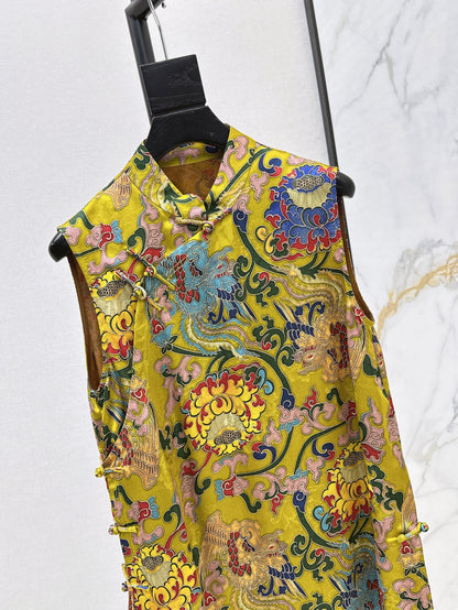 25ss silk vest