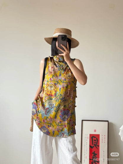 25ss silk vest