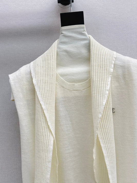 Chan 25ss knit vest